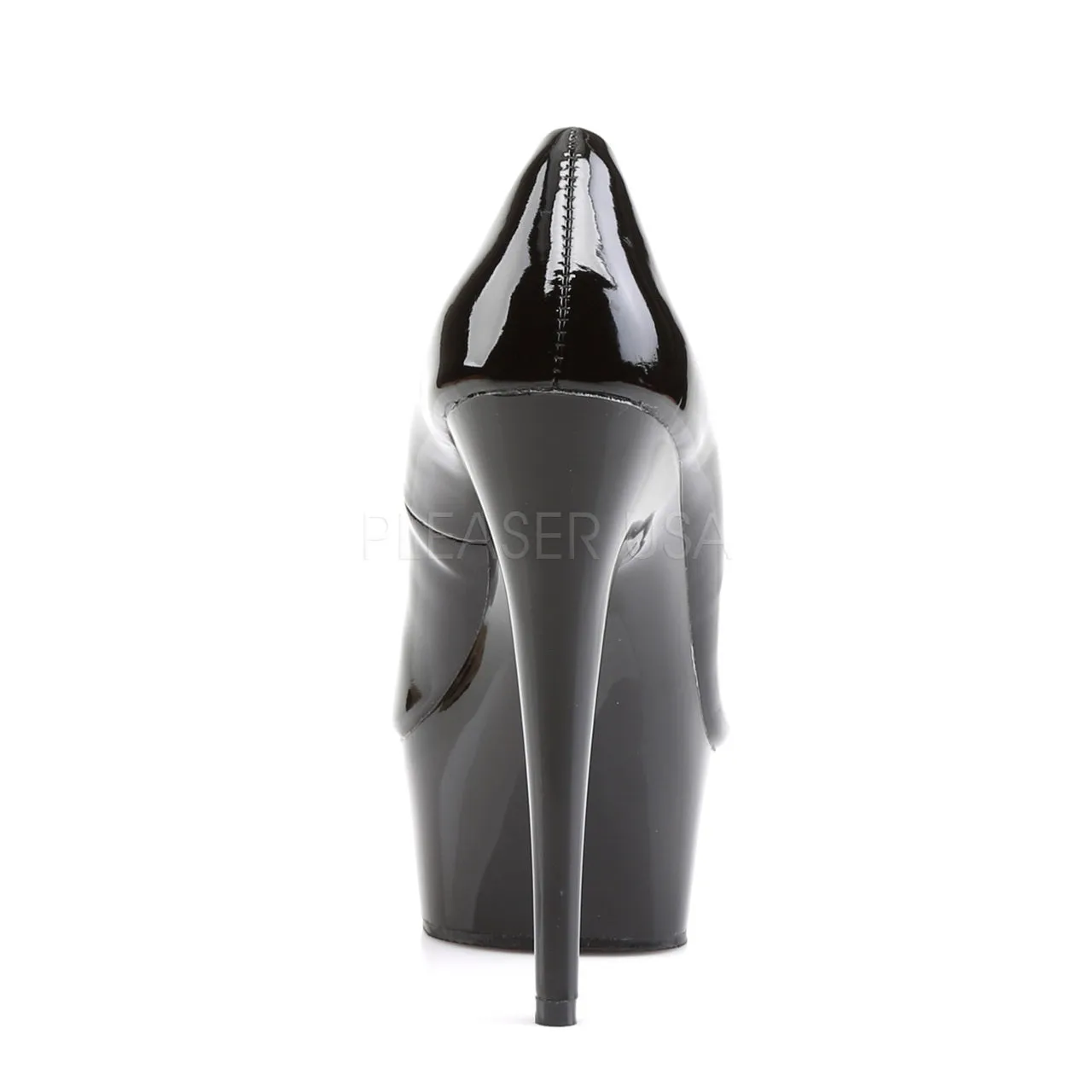 6" Black Heel Platform Pump*