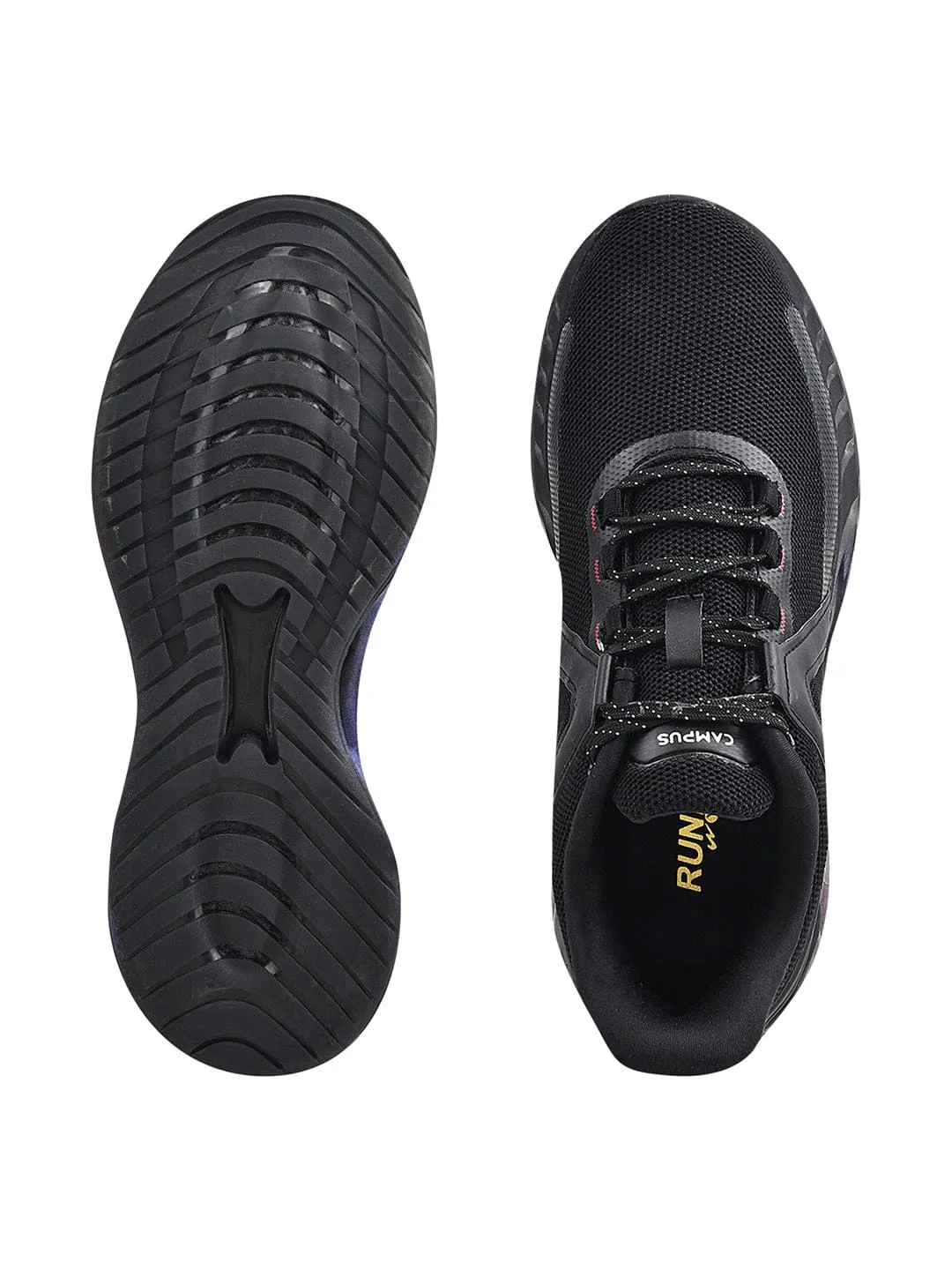 ADVENTURE Black Men's Running Shoes