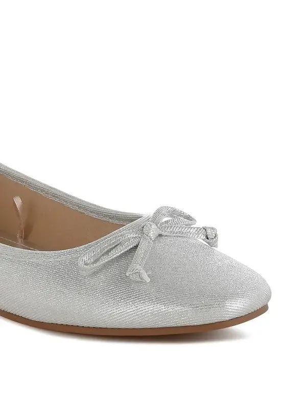 Agshin Metallic Ballet Flats