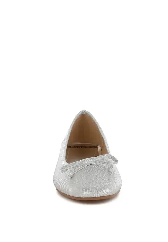 Agshin Metallic Ballet Flats