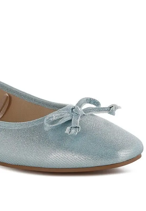 Agshin Metallic Ballet Flats