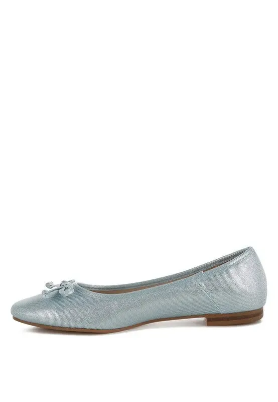 Agshin Metallic Ballet Flats