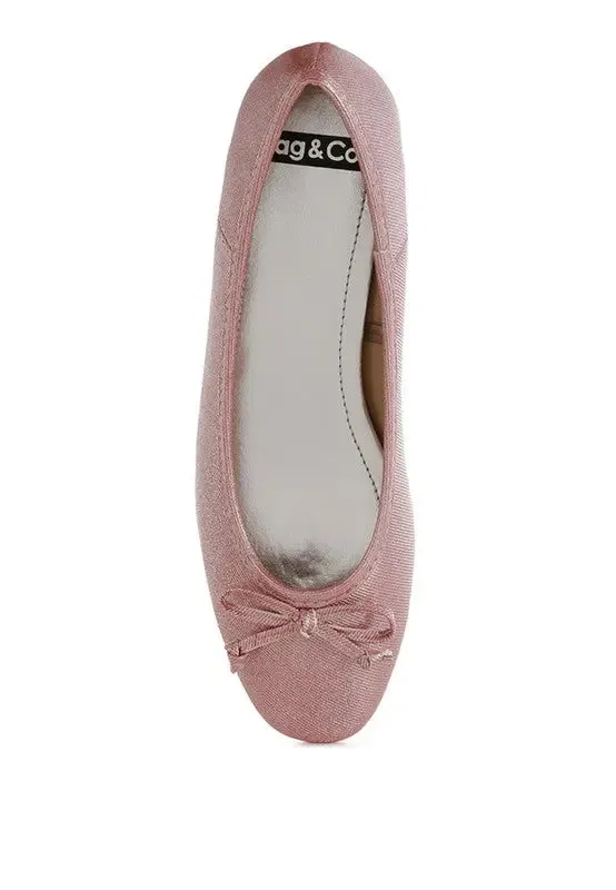 Agshin Metallic Ballet Flats