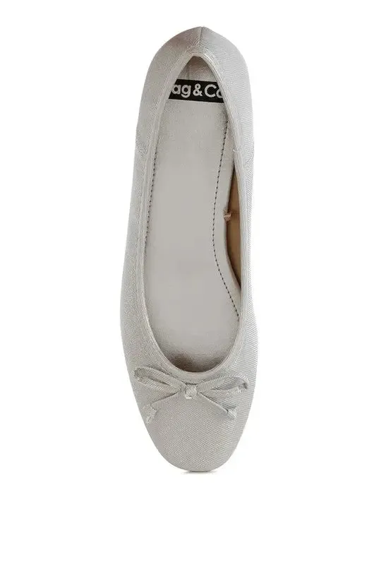 Agshin Metallic Ballet Flats
