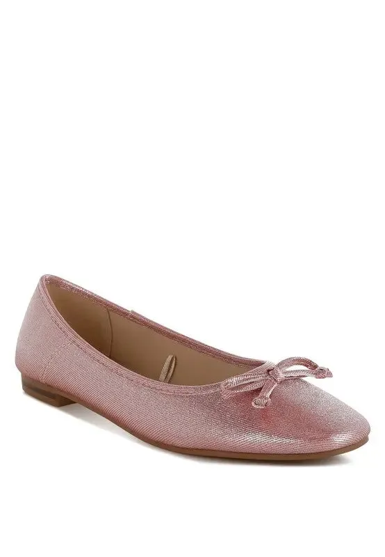 Agshin Metallic Ballet Flats