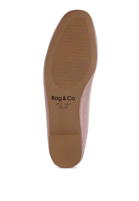 Agshin Metallic Ballet Flats