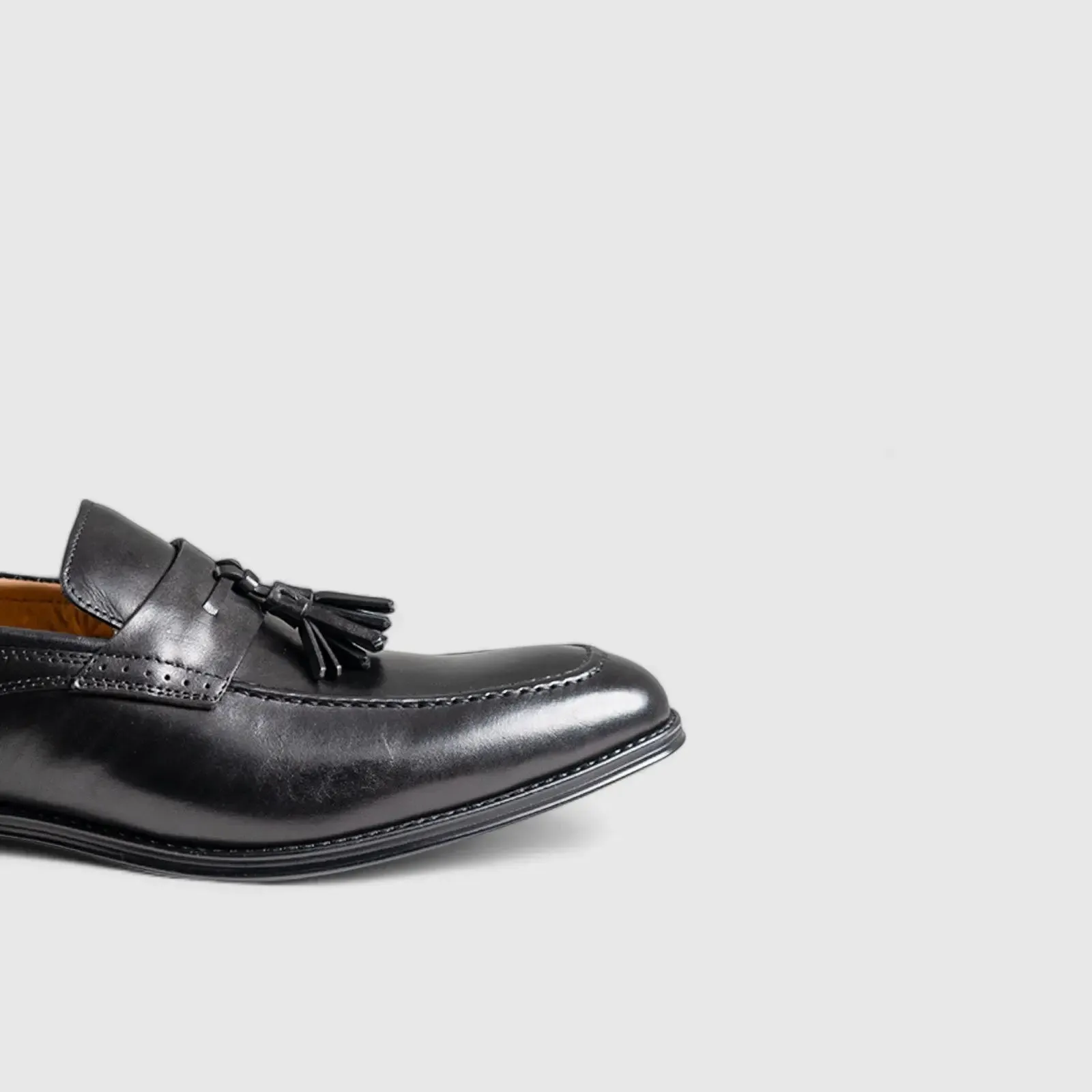 Amelio Tassel Slip On Black