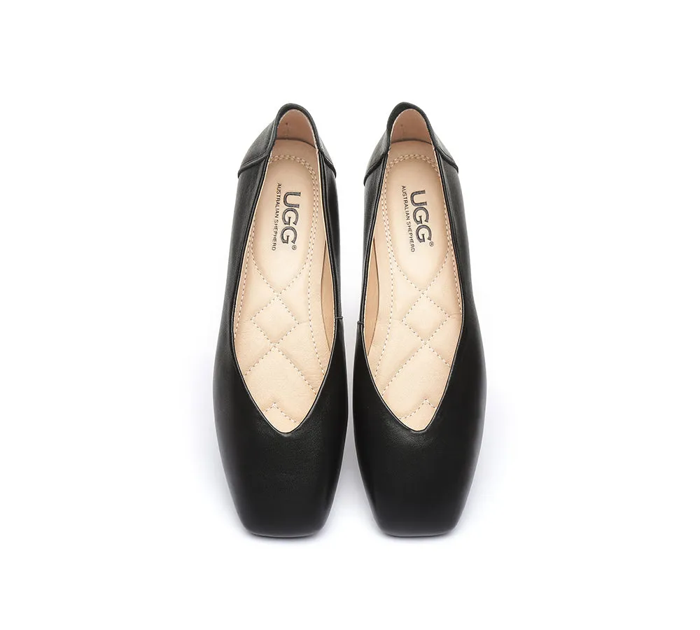 AUSTRALIAN SHEPHERD® Womens Linda Leather Flats