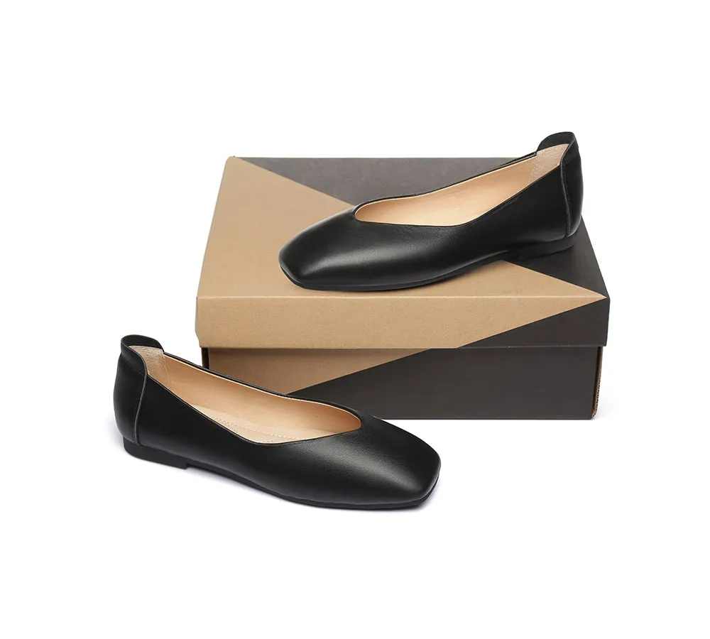 AUSTRALIAN SHEPHERD® Womens Linda Leather Flats