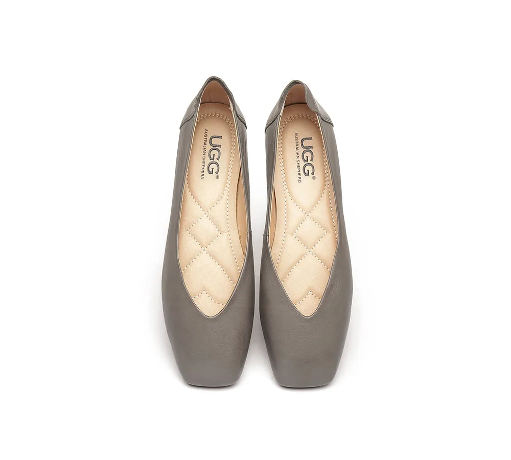 AUSTRALIAN SHEPHERD® Womens Linda Leather Flats