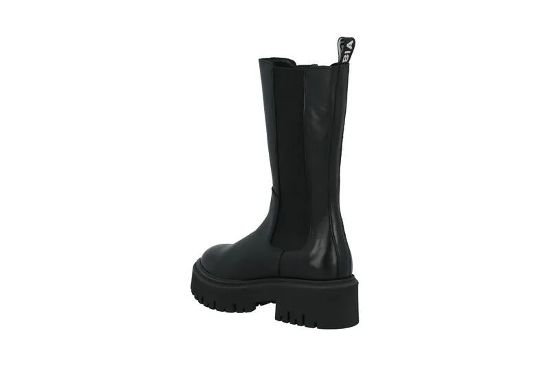Biagarbi High Chelsea Boot Crust - Black
