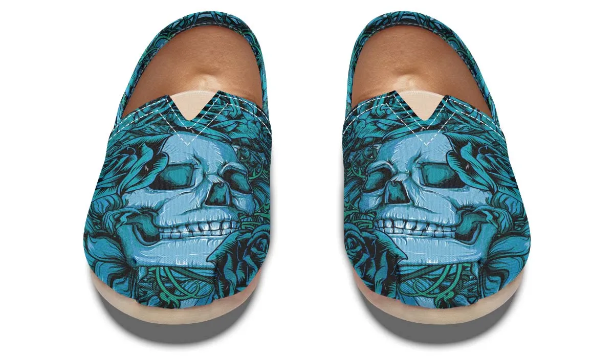 Blue Skull Tattoo