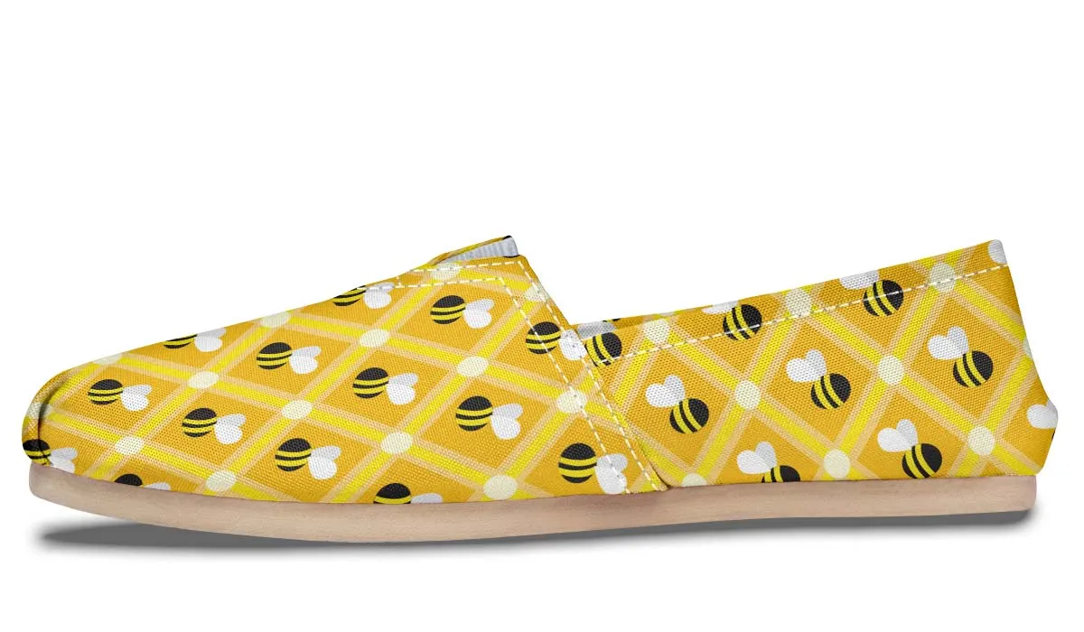 Bumblebee Pattern Casual Shoes