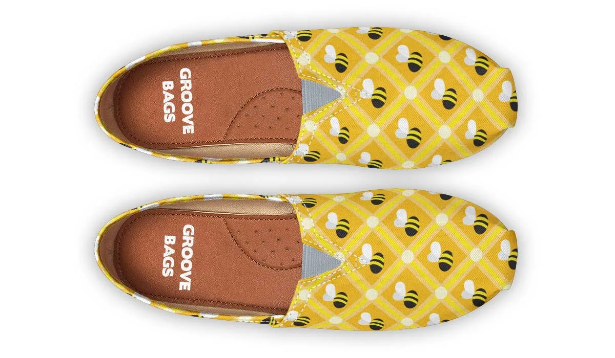 Bumblebee Pattern Casual Shoes