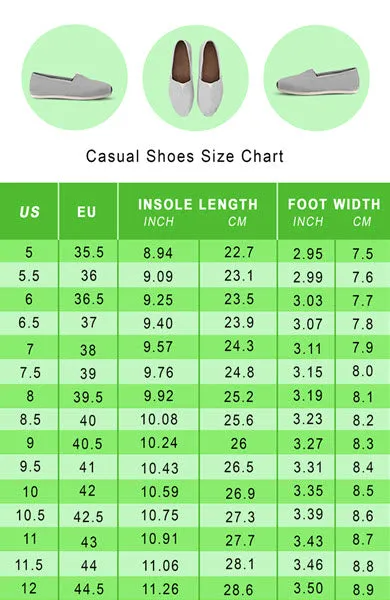 Bumblebee Pattern Casual Shoes
