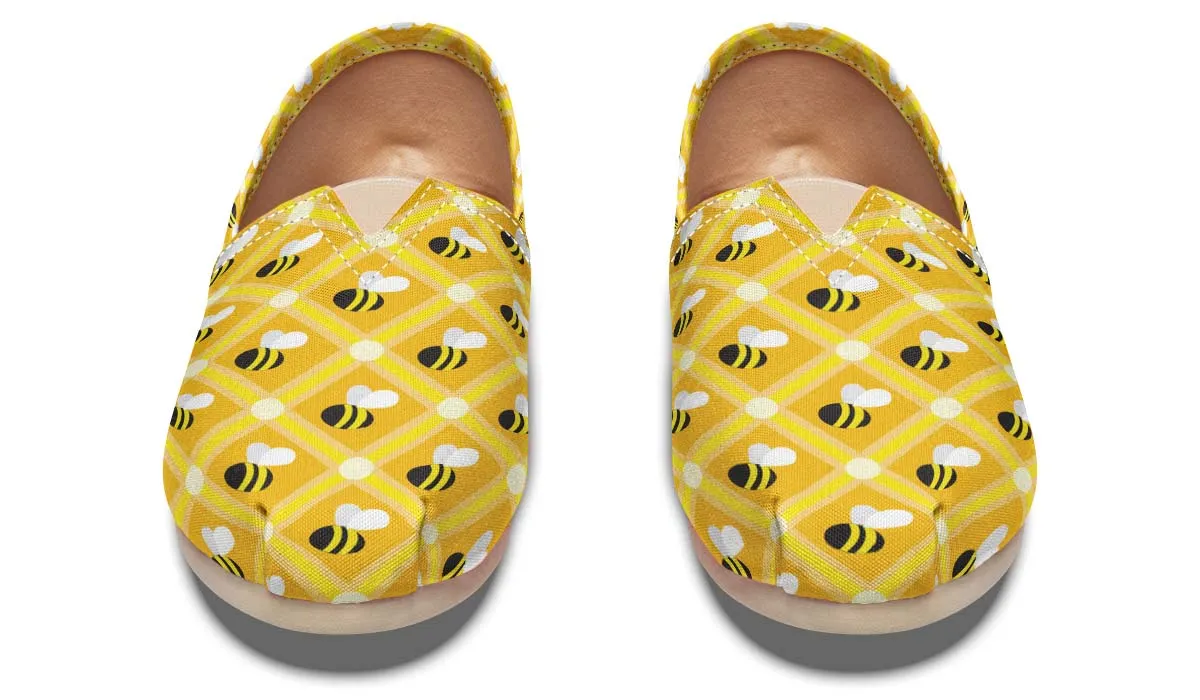 Bumblebee Pattern Casual Shoes