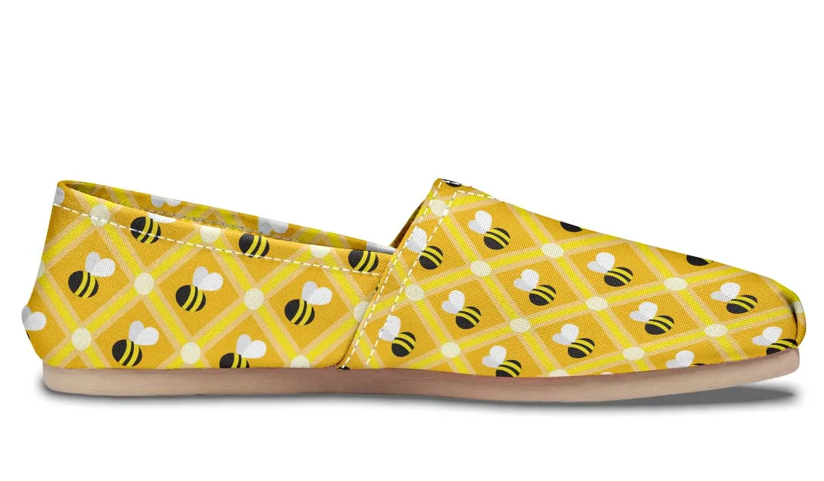 Bumblebee Pattern Casual Shoes