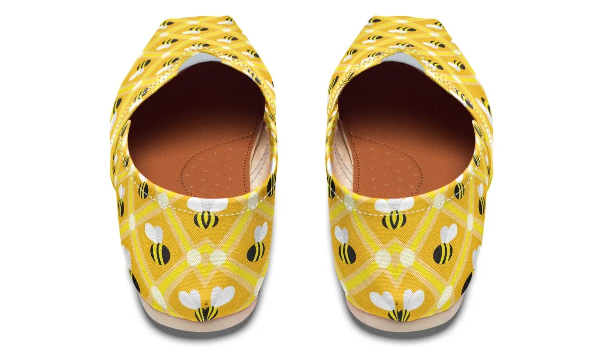 Bumblebee Pattern Casual Shoes