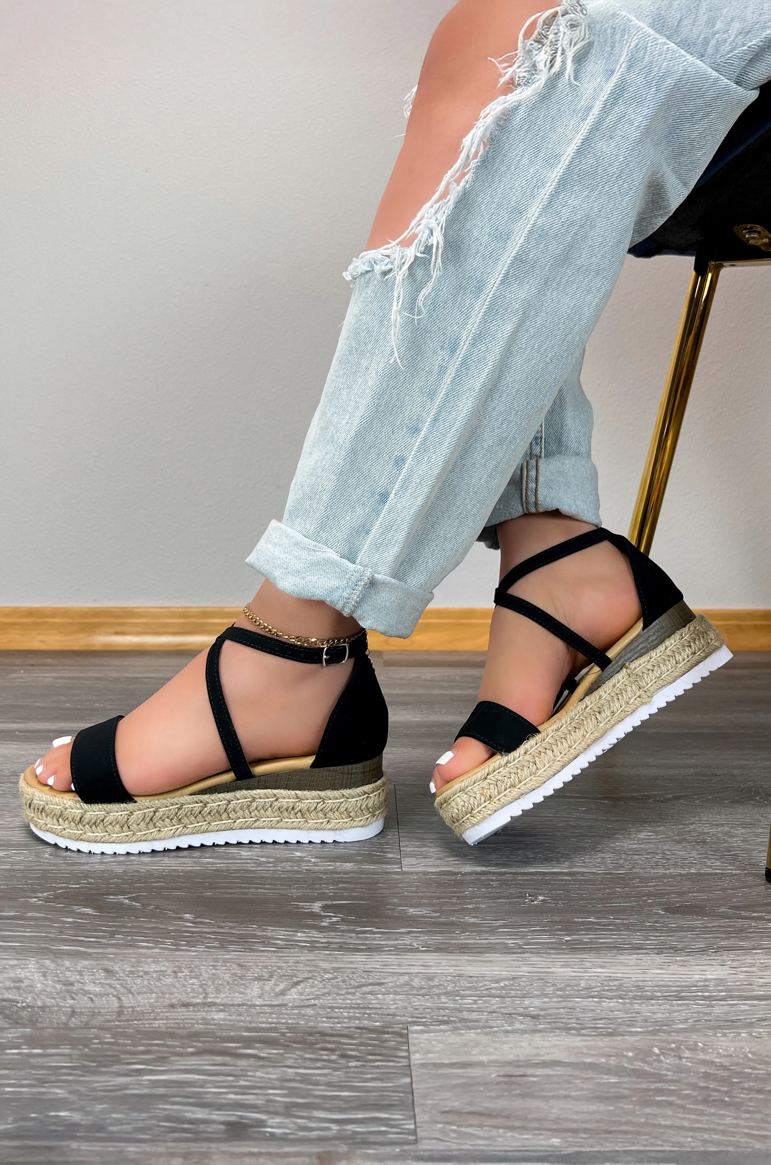 Candy - Flatform Espadrille Wedges, Stylish & Comfortable for Summer Days, Perfect for Casual or Dressy Outfits