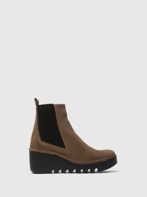 Chelsea Ankle Boots BAGU233FLY OILSUEDE TAUPE