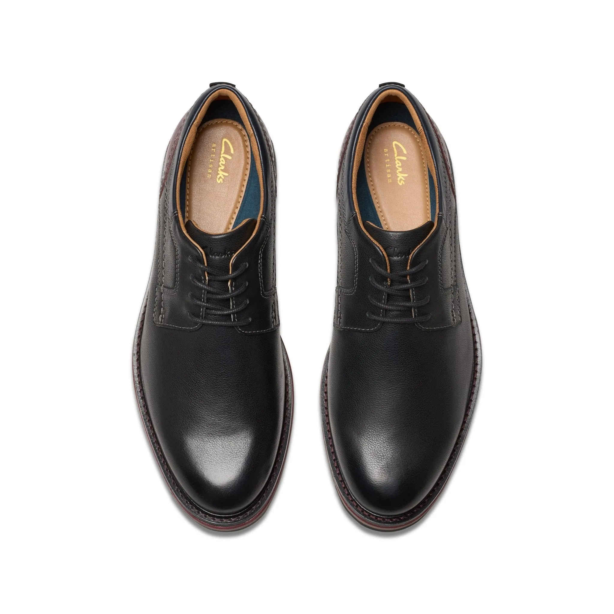 Clarks Men's Monahan Leather Dress Shoes