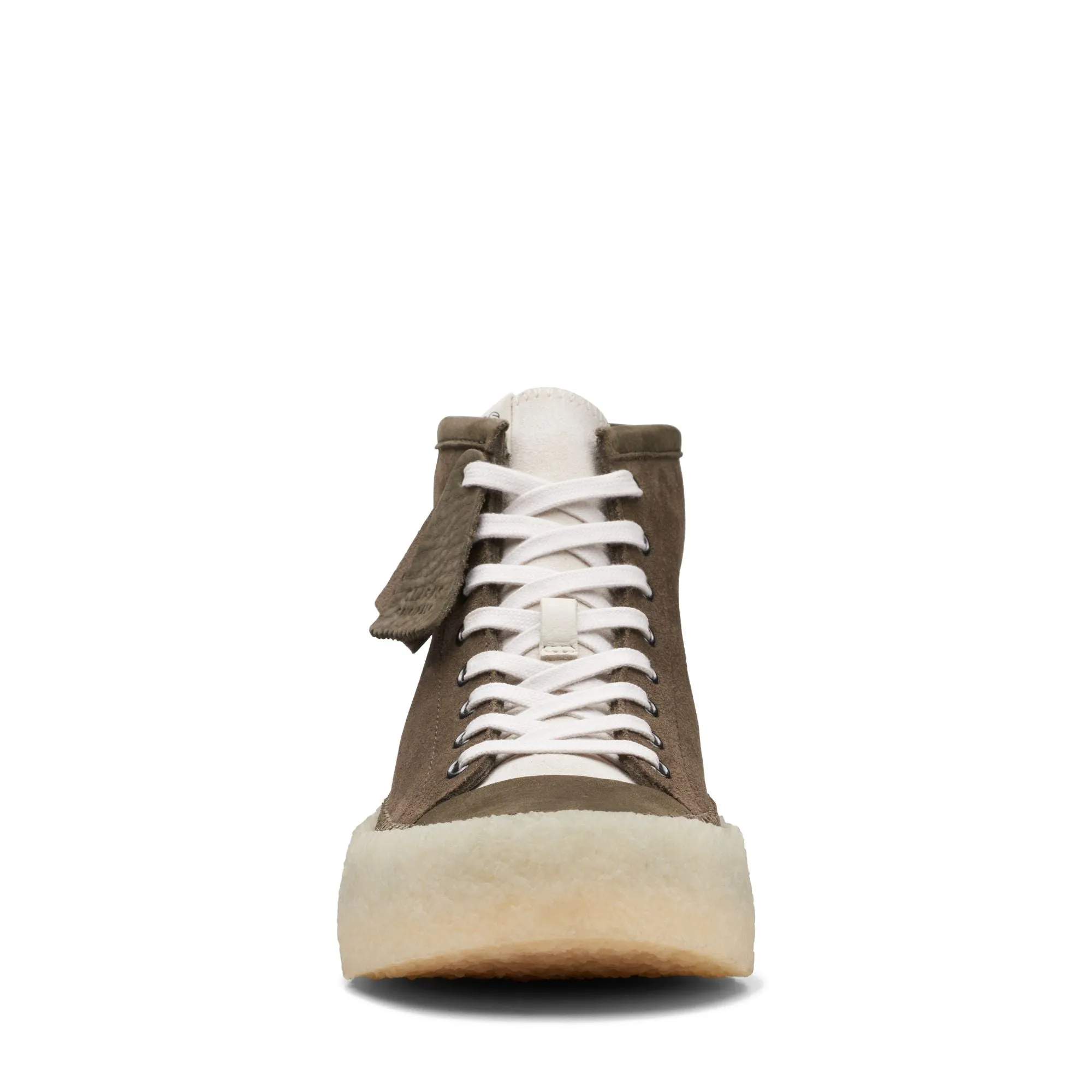Clarks Originals Caravan Men's Green Suede Mid Top Shoes 26167696