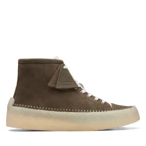 Clarks Originals Caravan Men's Green Suede Mid Top Shoes 26167696