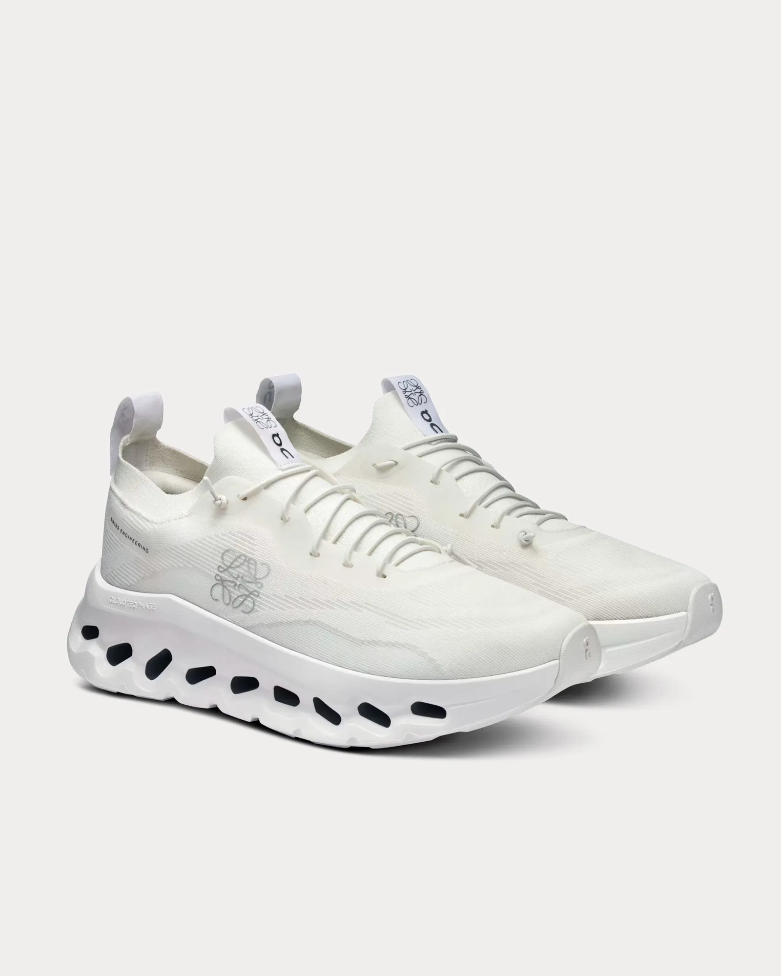 Cloudtilt All White Low Top Sneakers