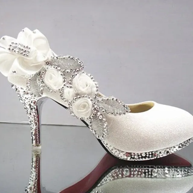 Colorful Wedding Shoes Women Pumps Sexy Ladies Super High Heels