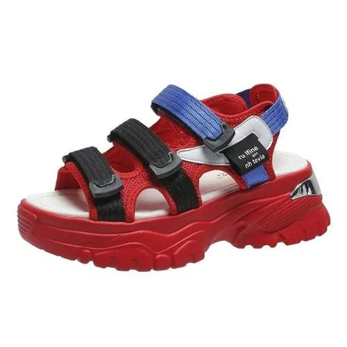 Colorful Women Sandals New Design Women's Chunky Sandals Beach