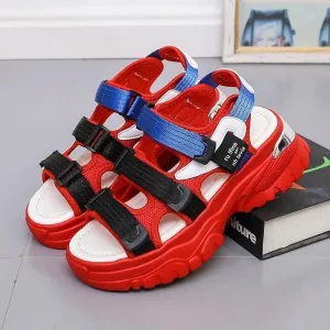Colorful Women Sandals New Design Women's Chunky Sandals Beach