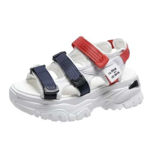 Colorful Women Sandals New Design Women's Chunky Sandals Beach