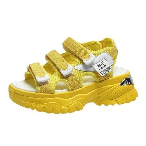 Colorful Women Sandals New Design Women's Chunky Sandals Beach