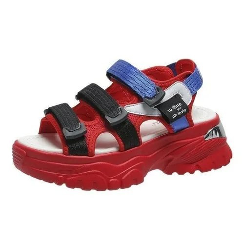 Colorful Women Sandals New Design Women's Chunky Sandals Beach
