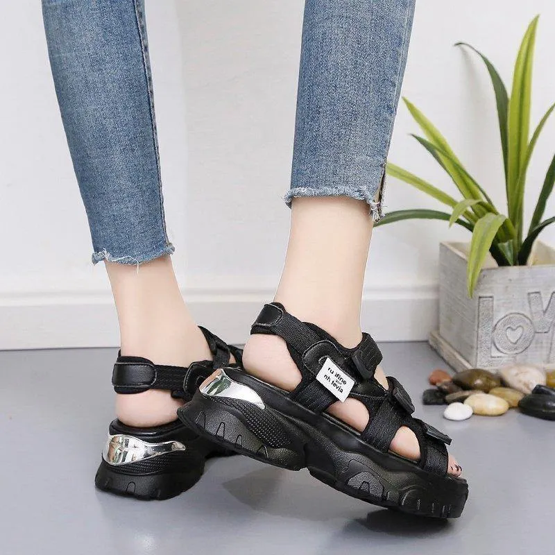 Colorful Women Sandals New Design Women's Chunky Sandals Beach