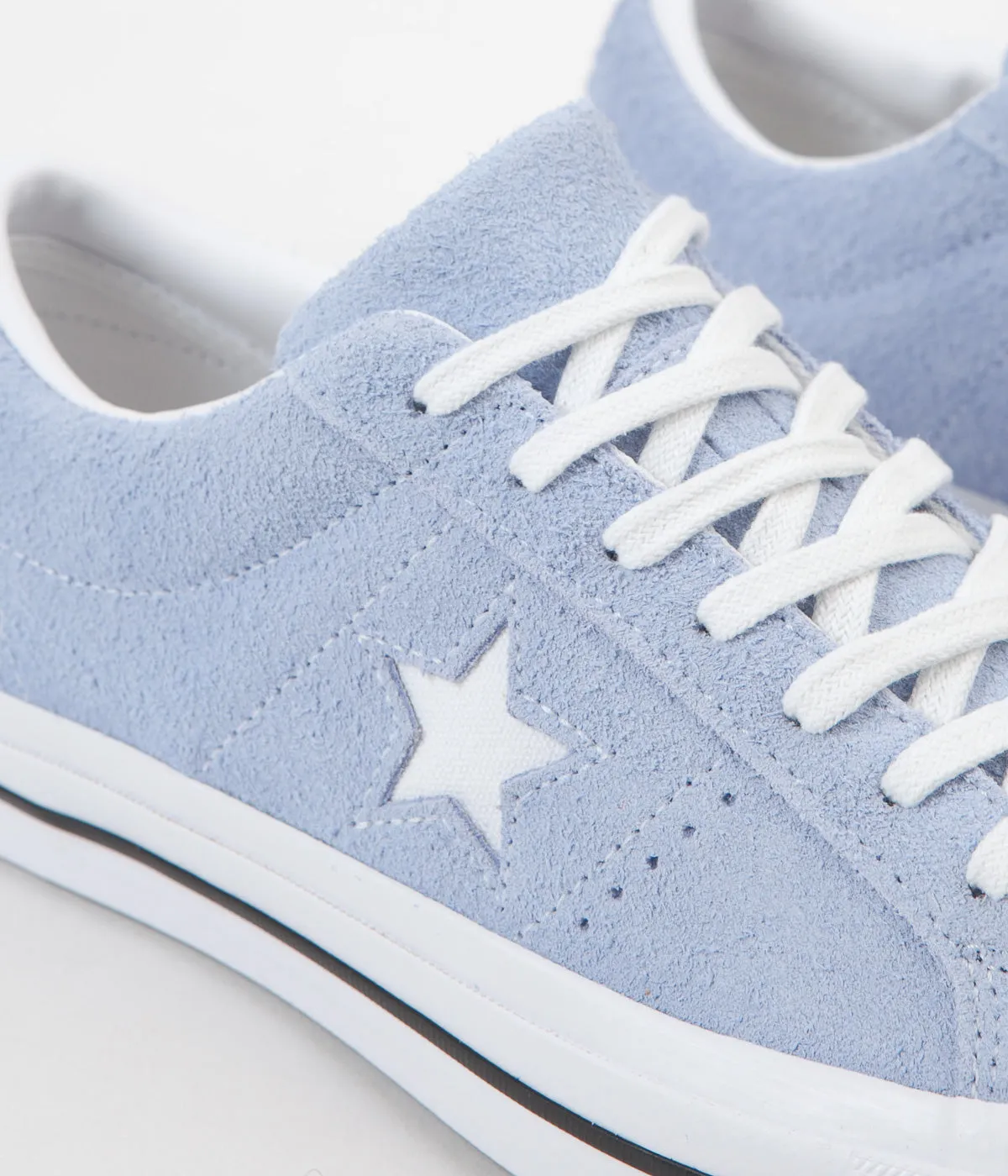 Converse One Star Ox Shoes - Blue Chill / White / Black