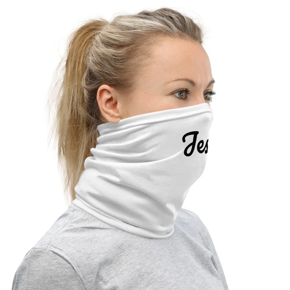 Custom Name Personalized Face Mask, Washable Breathable Neck Gaiter For Men or Women