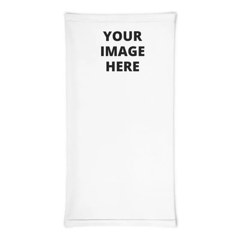 Custom Personalized Face Mask, Personalized "Add Your Own Image" Unisex Face Shield Neck Gaiter