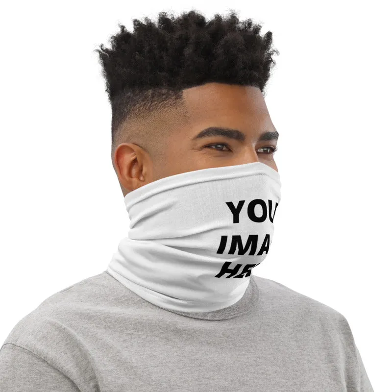 Custom Personalized Face Mask, Personalized "Add Your Own Image" Unisex Face Shield Neck Gaiter