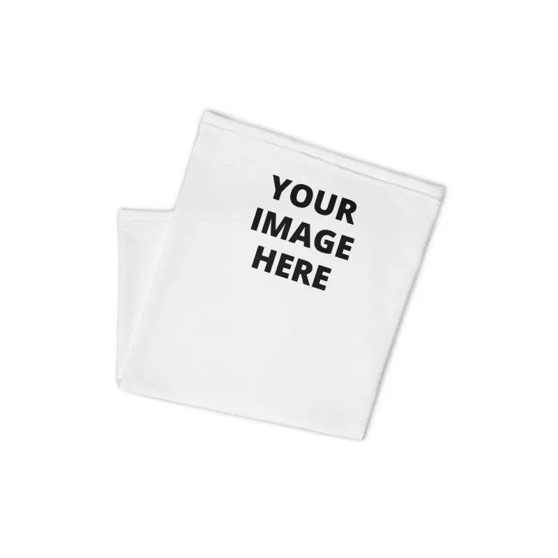 Custom Personalized Face Mask, Personalized "Add Your Own Image" Unisex Face Shield Neck Gaiter