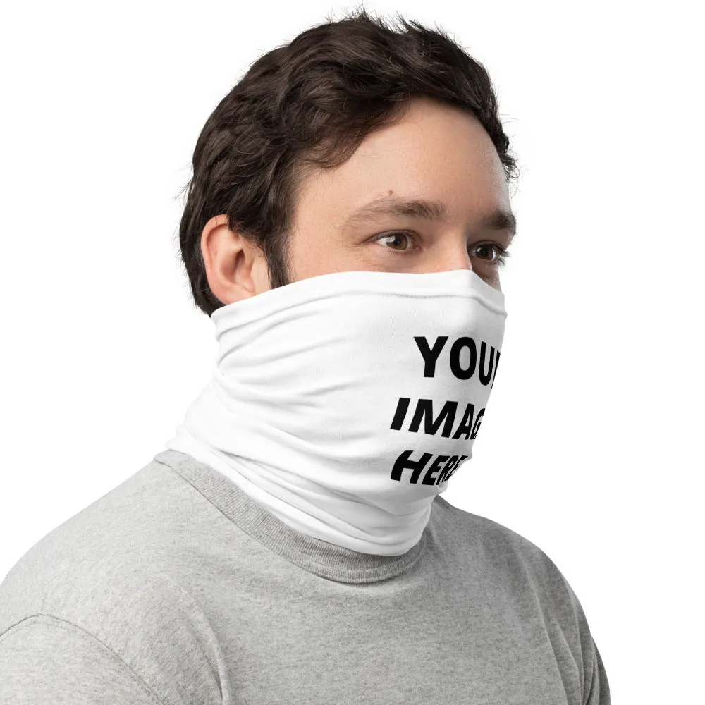 Custom Personalized Face Mask, Personalized "Add Your Own Image" Unisex Face Shield Neck Gaiter