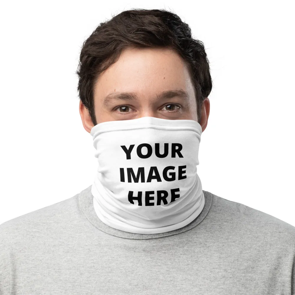 Custom Personalized Face Mask, Personalized "Add Your Own Image" Unisex Face Shield Neck Gaiter