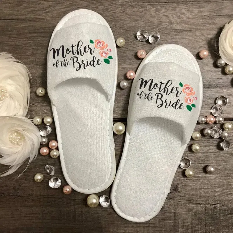 Decorative Bride & Groom Slippers