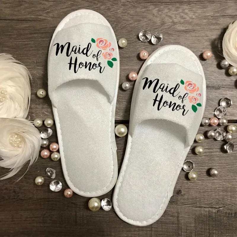 Decorative Bride & Groom Slippers
