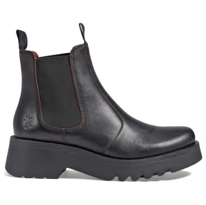 Fly London MEDI789FLY Java Leather Women's Chelsea Heel Boots