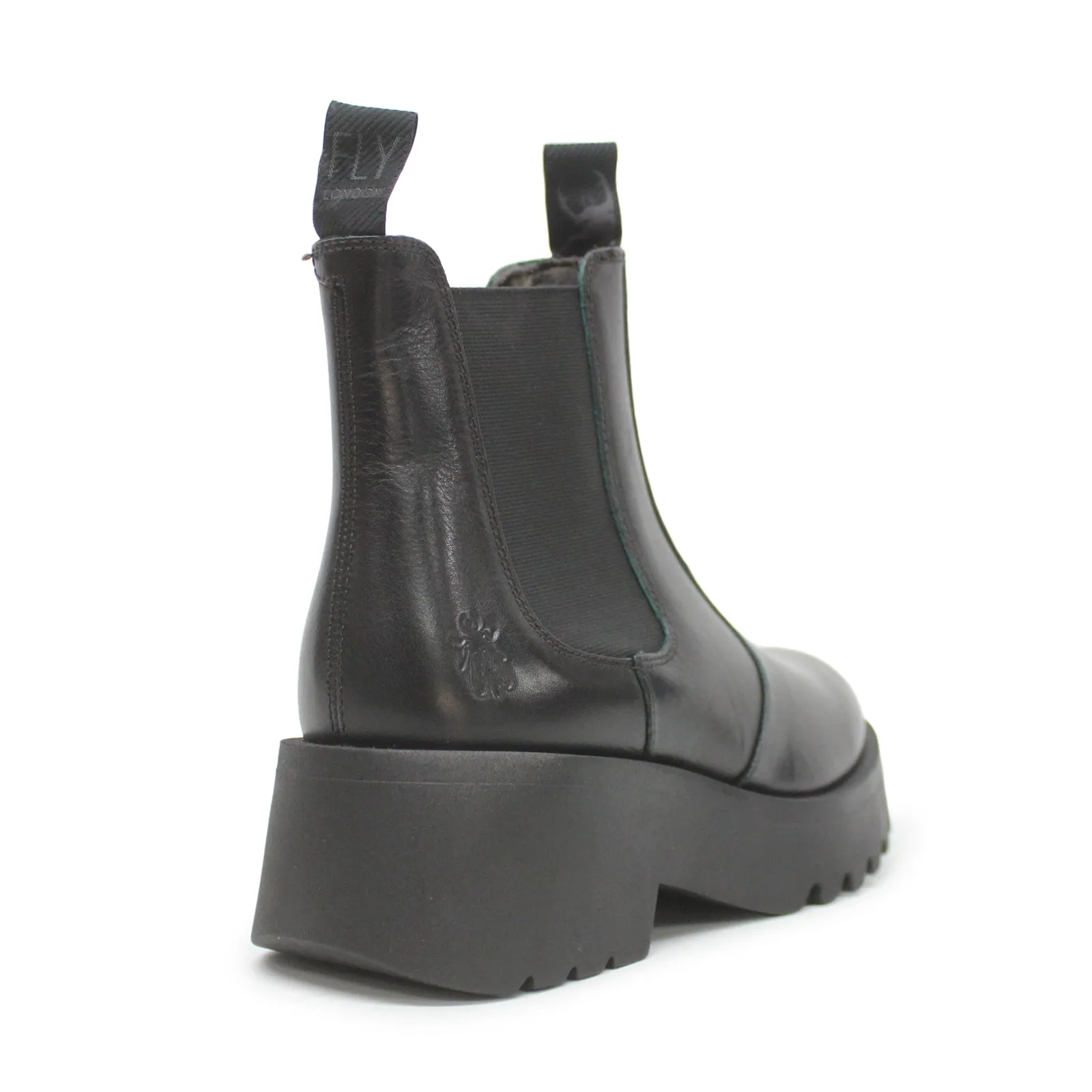 Fly London MEDI789FLY Java Leather Women's Chelsea Heel Boots