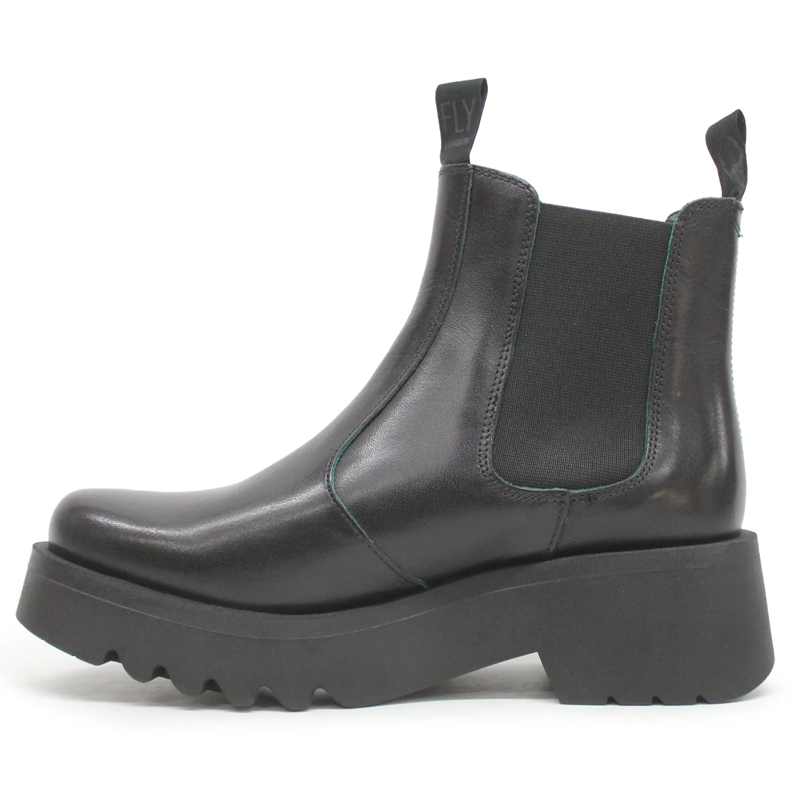 Fly London MEDI789FLY Java Leather Women's Chelsea Heel Boots