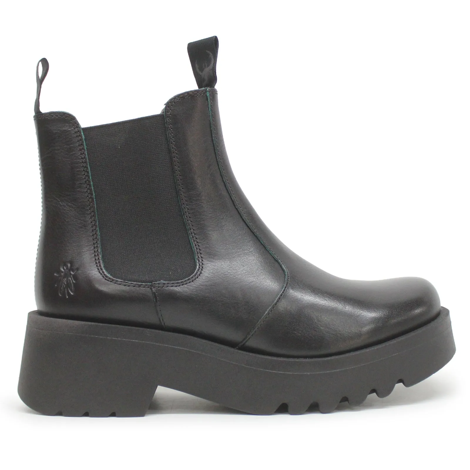 Fly London MEDI789FLY Java Leather Women's Chelsea Heel Boots
