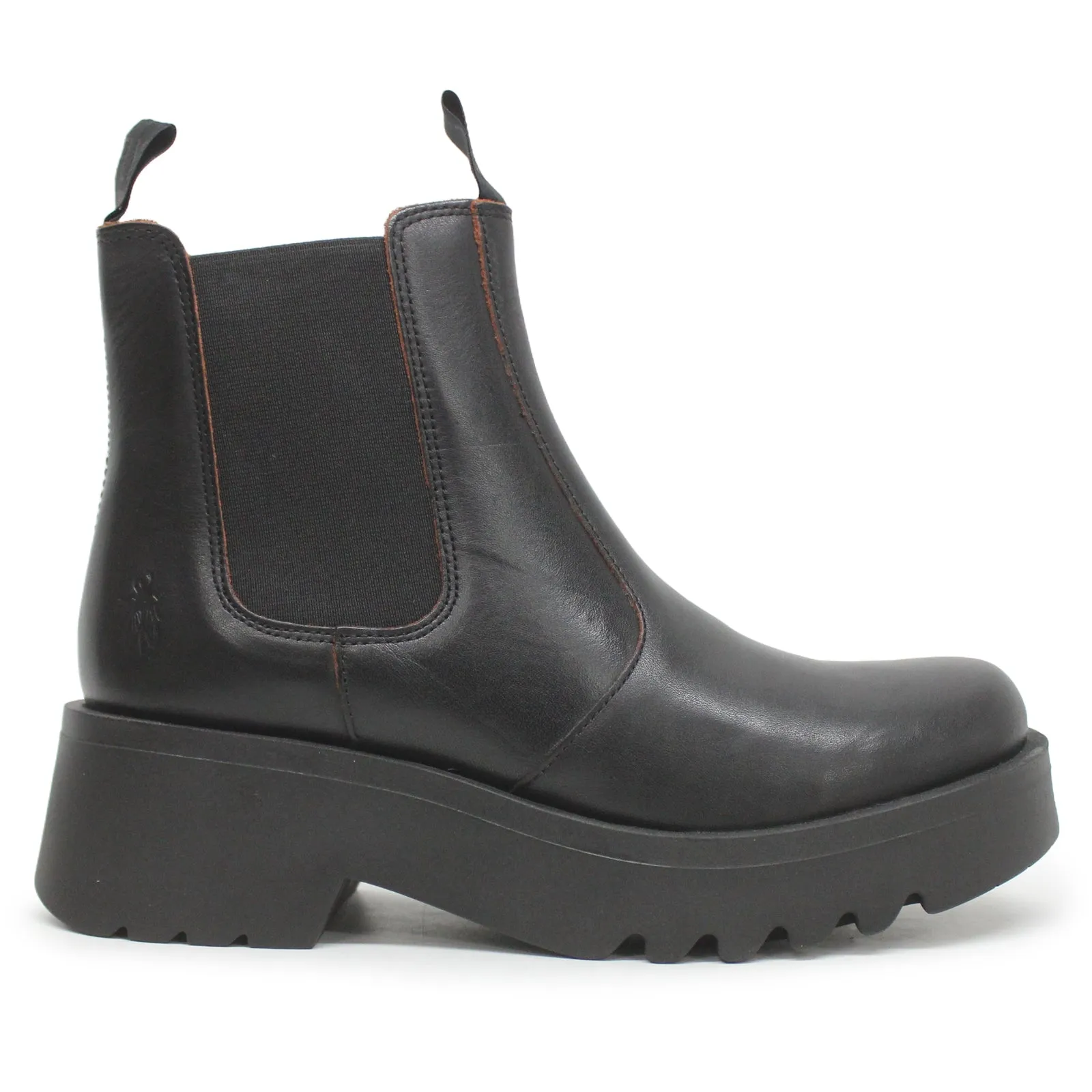 Fly London MEDI789FLY Java Leather Women's Chelsea Heel Boots