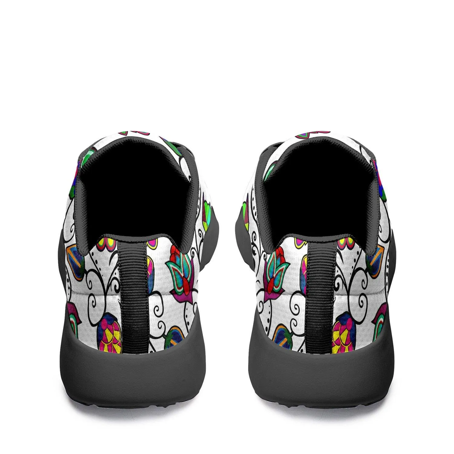 Indigenous Paisley White Ikkaayi Sport Sneakers